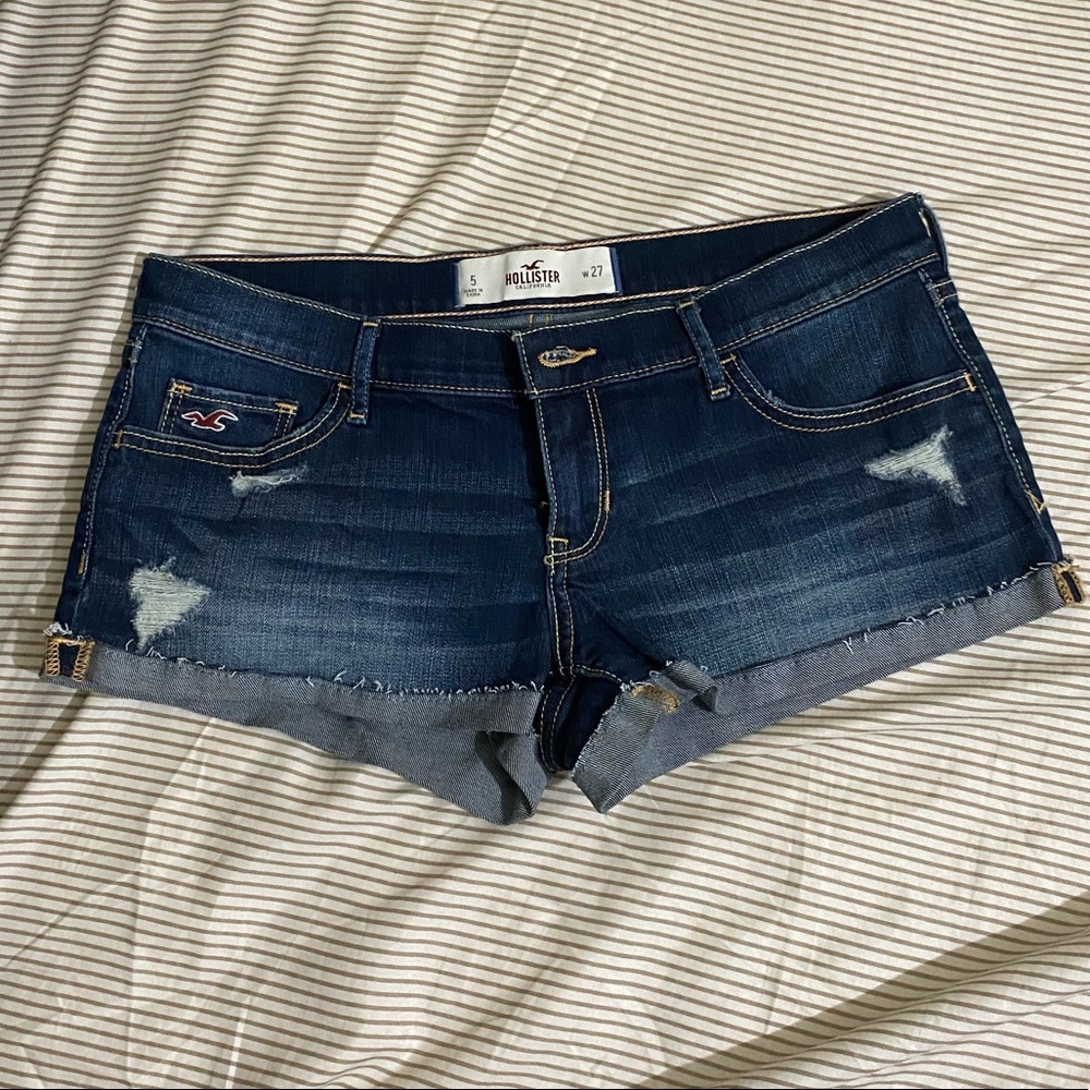Hollister low rise denim shorts